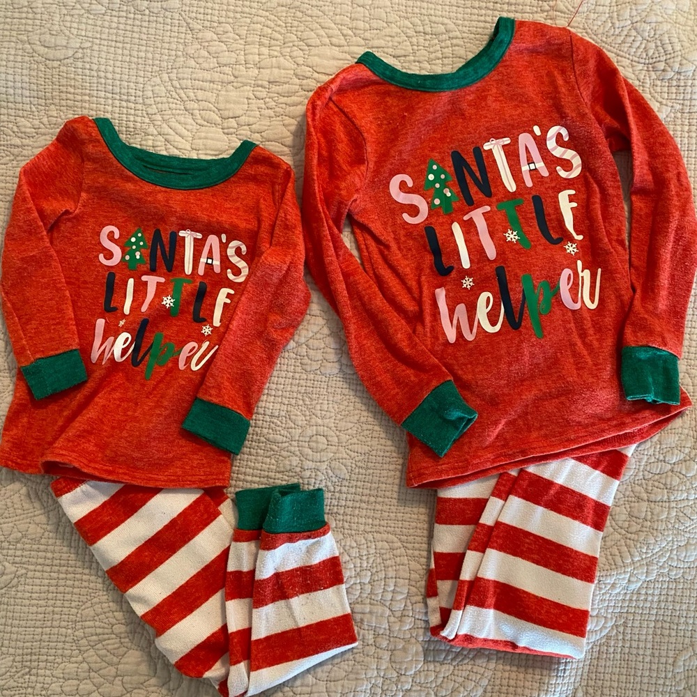Matching Sibling Christmas Pajamas